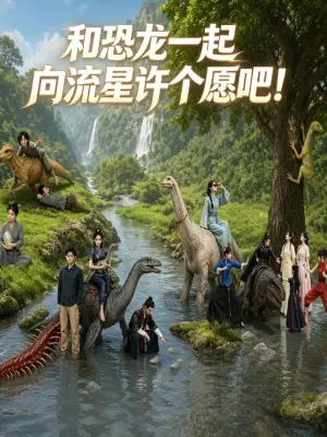 和恐龙一起向流星许个愿吧