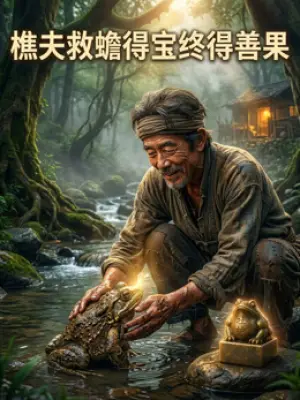 樵夫救蟾得宝终得善果